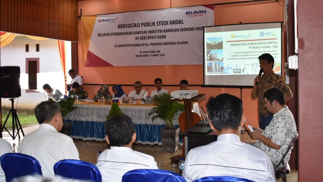 Foto : Acara konsultasi publik KEK di Kecamatan Tanjung Agung