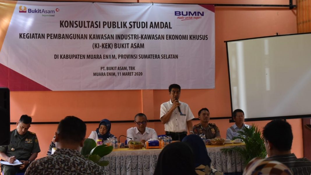 Foto : Acara konsultasi publik KEK di Kecamatan Tanjung Agung