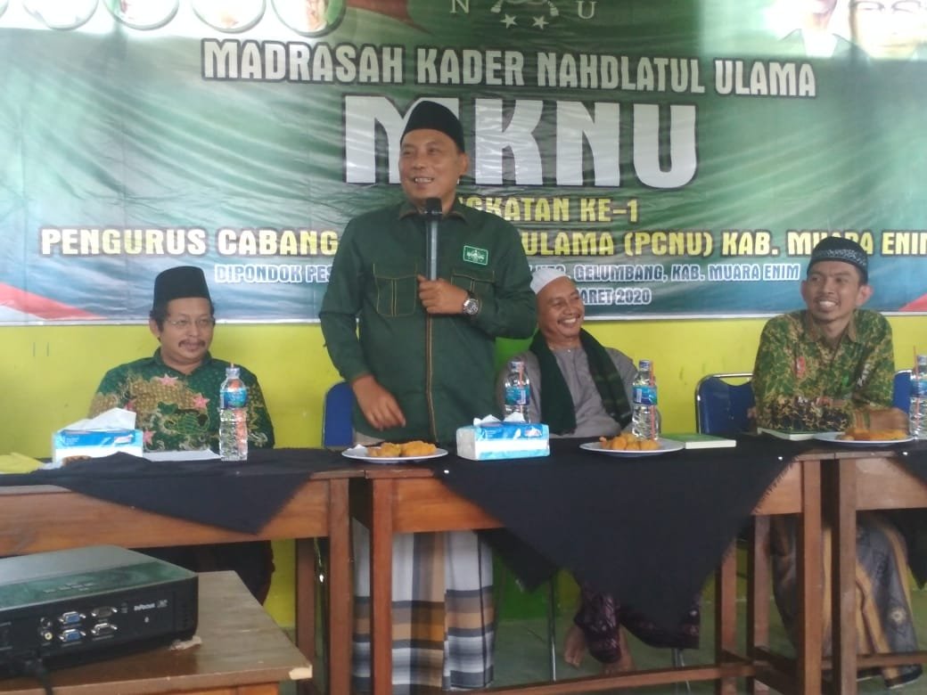 Ketua Tanfidziah PCNU Kabupaten Muara Enim Gus Ahmad Mujtaba,SE.STh.I