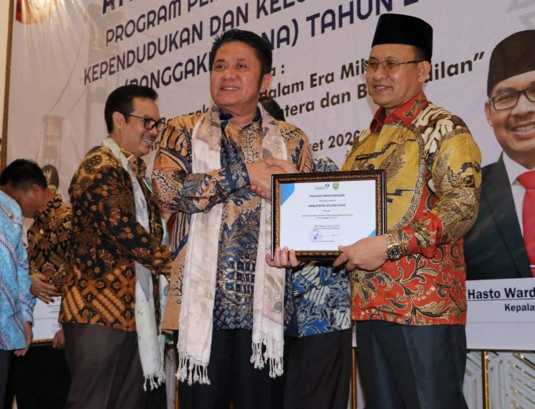 Muara Enim Raih Penghargaan Terbaik Dalam Pencegahan Stunting di Sumsel