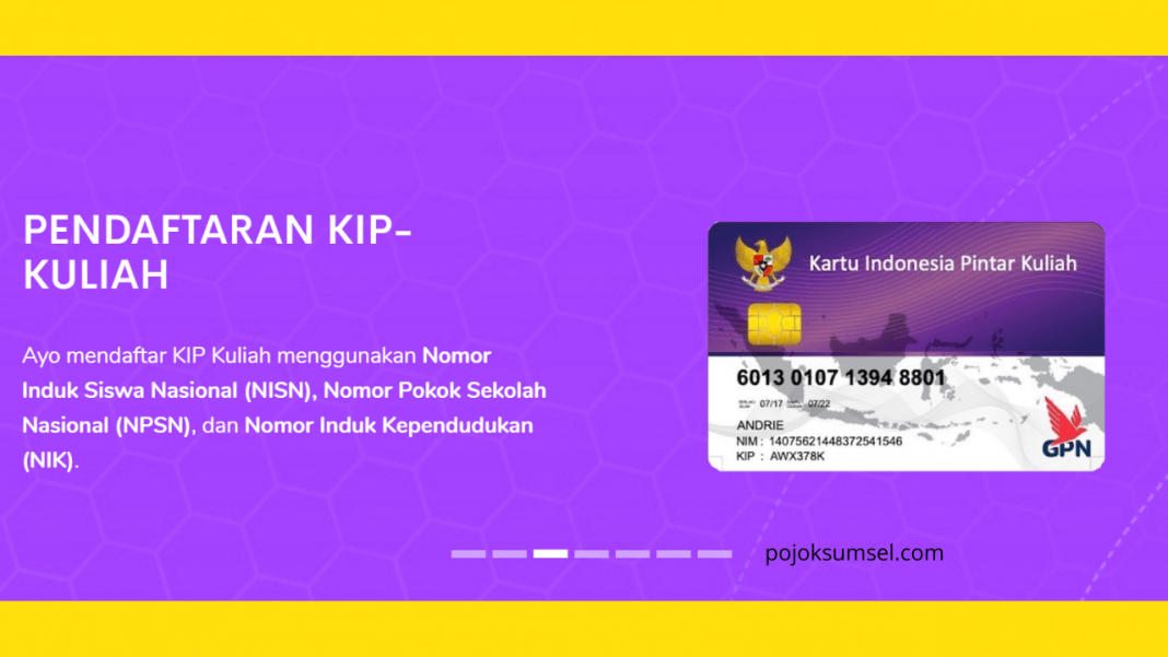 pojoksumsel - kartu indonesia pintar kuliah