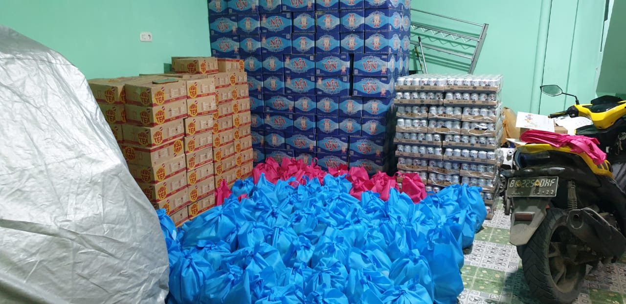 Sembako yang dibagikan