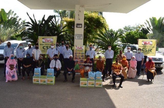 PT TEL Acara penyerahan bantuan sembako