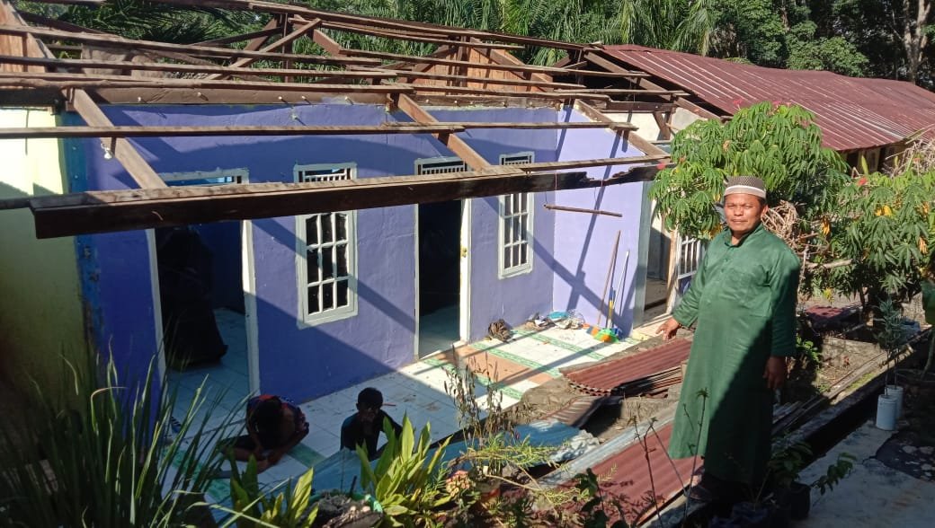 kondisi bangunan asrama PP Thawalib Muara Enim