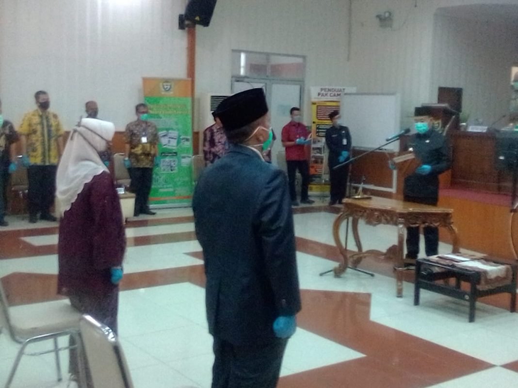 Juarsah lantik pejabat secara vitual