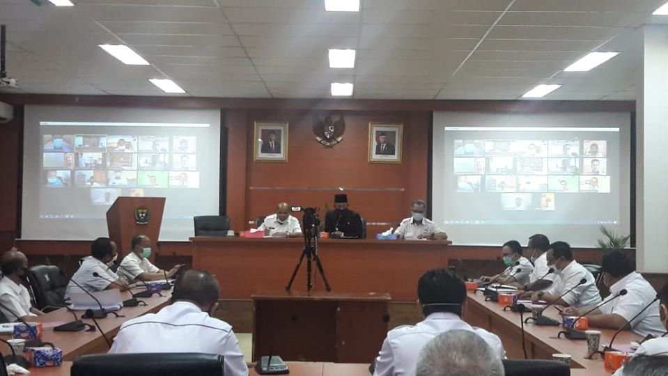 Rapat evaluasi penyerapan APBD tahun 2020