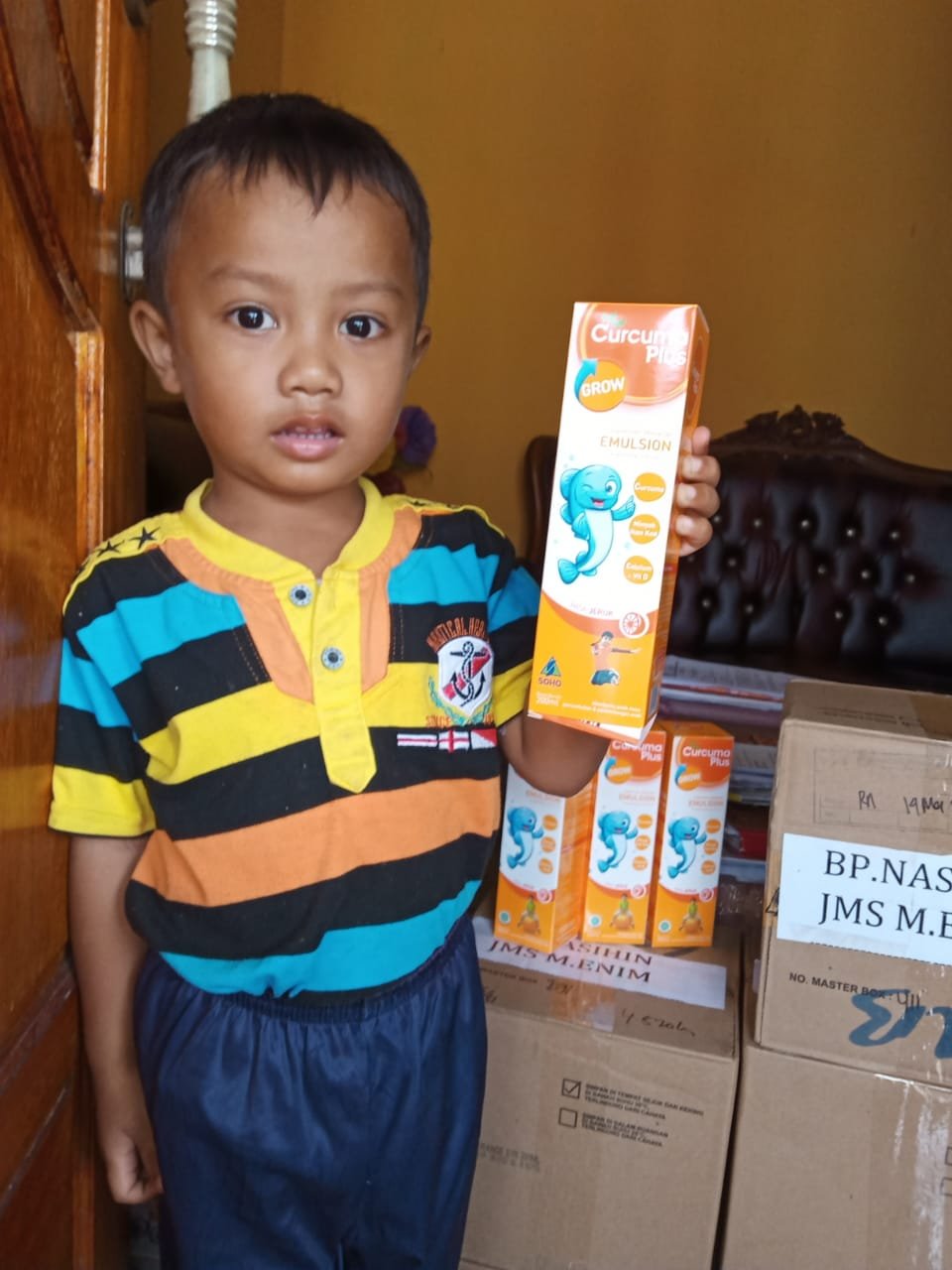 Balita mendapkan suplemen dari Pama