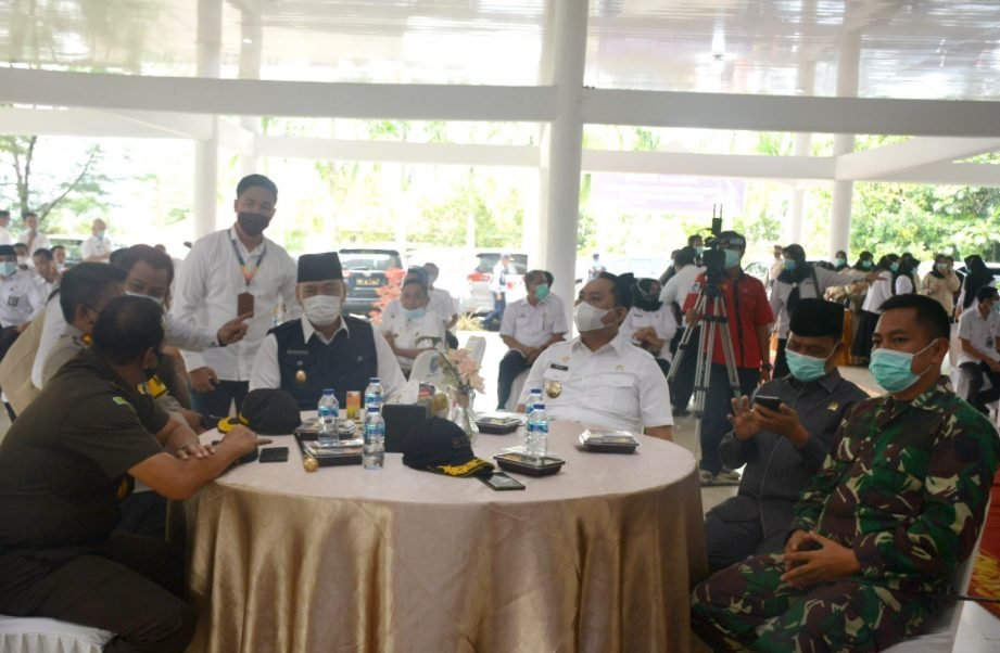 Bupati Popo Ali bersama jajaran Forkominda Oku Selatan