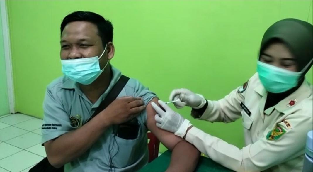 Anggota PWI ikut Vaksin