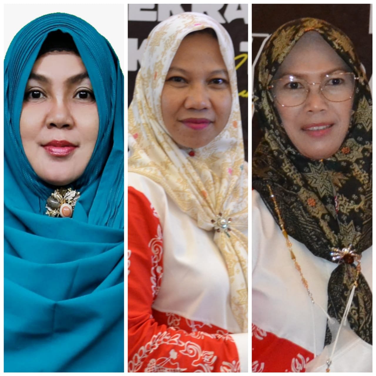 Hj Nurhilyah, Hj Iin Parlina, Yanti Wardiyah