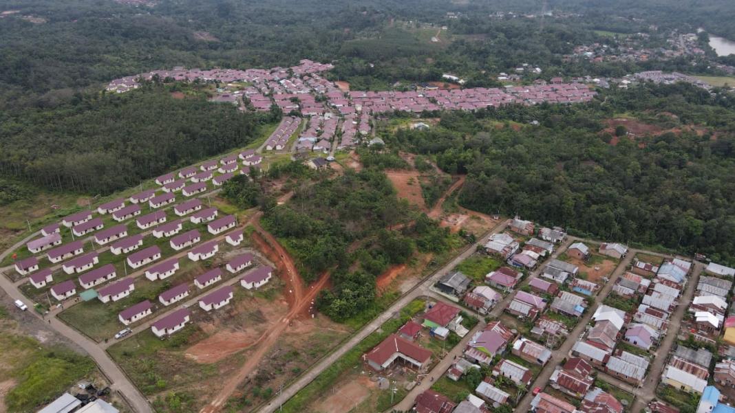 Lokasi relokasi warga Bedeng Obak
