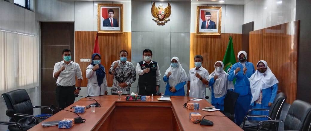 4 - PPPG-Guru PGRI,IGTK Kabupaten Muara Enim bertemu dengan Pj Bupati H Nasrun Umar didampingi Kadisdik Irawan Submidi