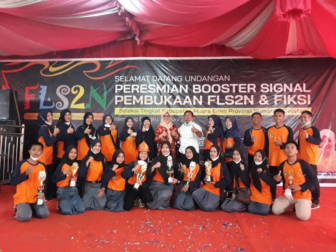 Siswa UPT SMKN 5 Muara Enim borong piala FLS2N tingkat Kabupaten Muara Enim