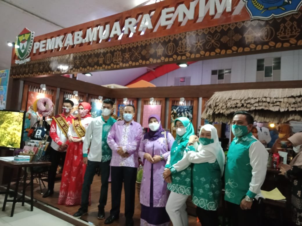 Tim Disparekraf Muara Enim hadiri Sriwijaya Expo 2021