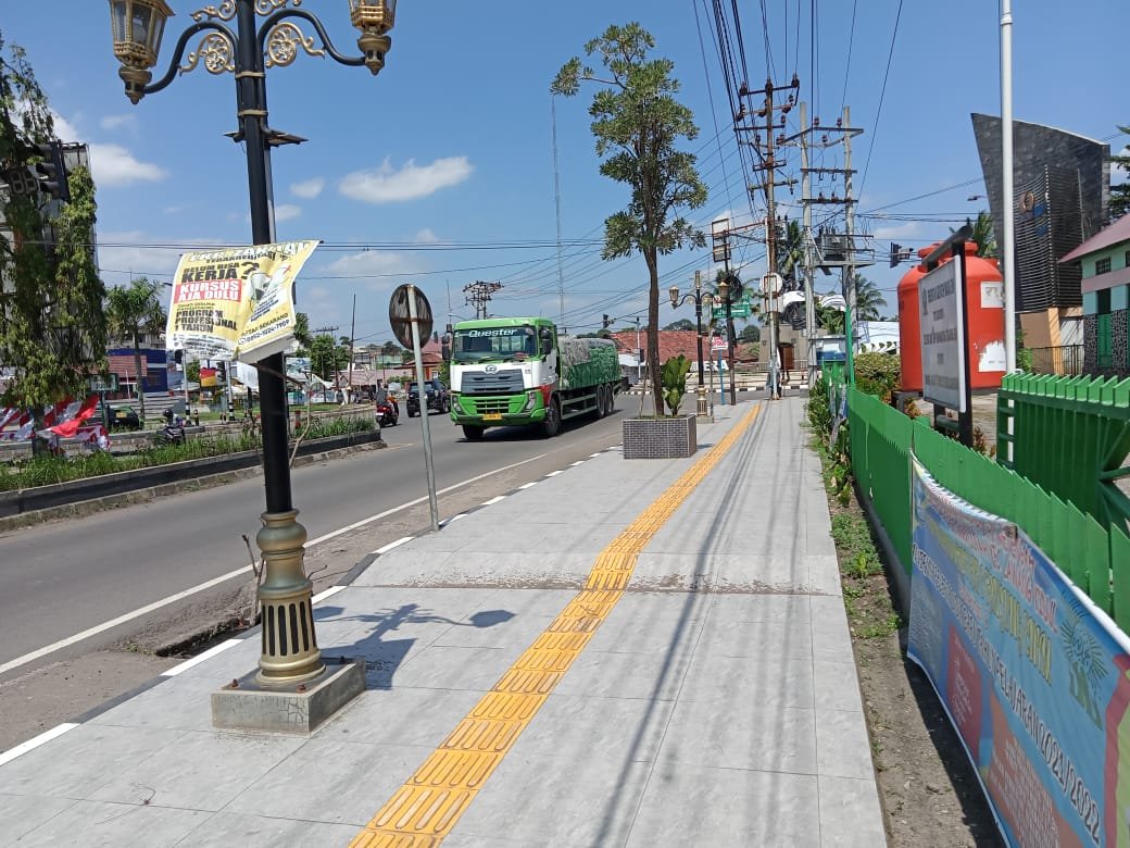 Pendestrian percantik kota Tanjung Enim
