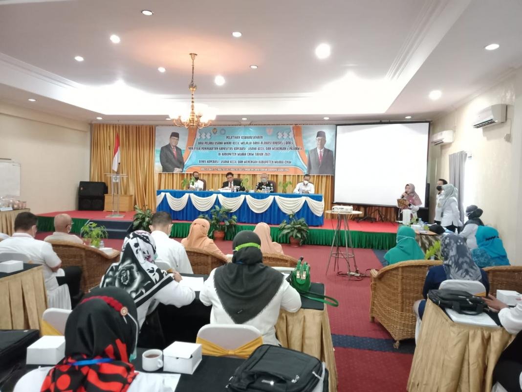 Pelatihan Kewirausahaan oleh Dinas Koperasi dan UKM Kabupaten Muara Enim