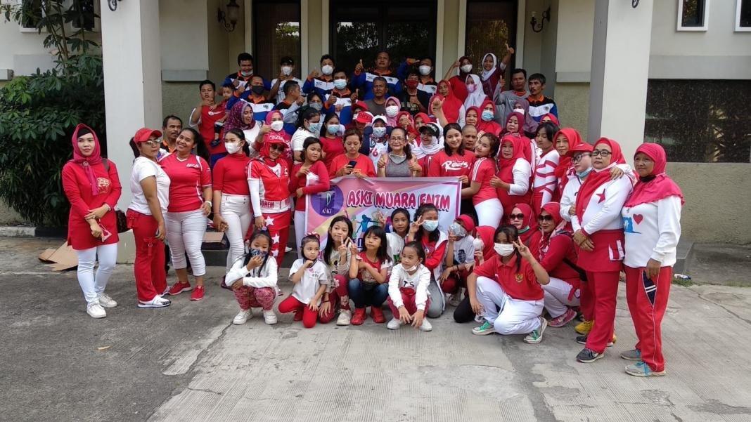 foto bersama ASKI bersama PWI Muara Enim