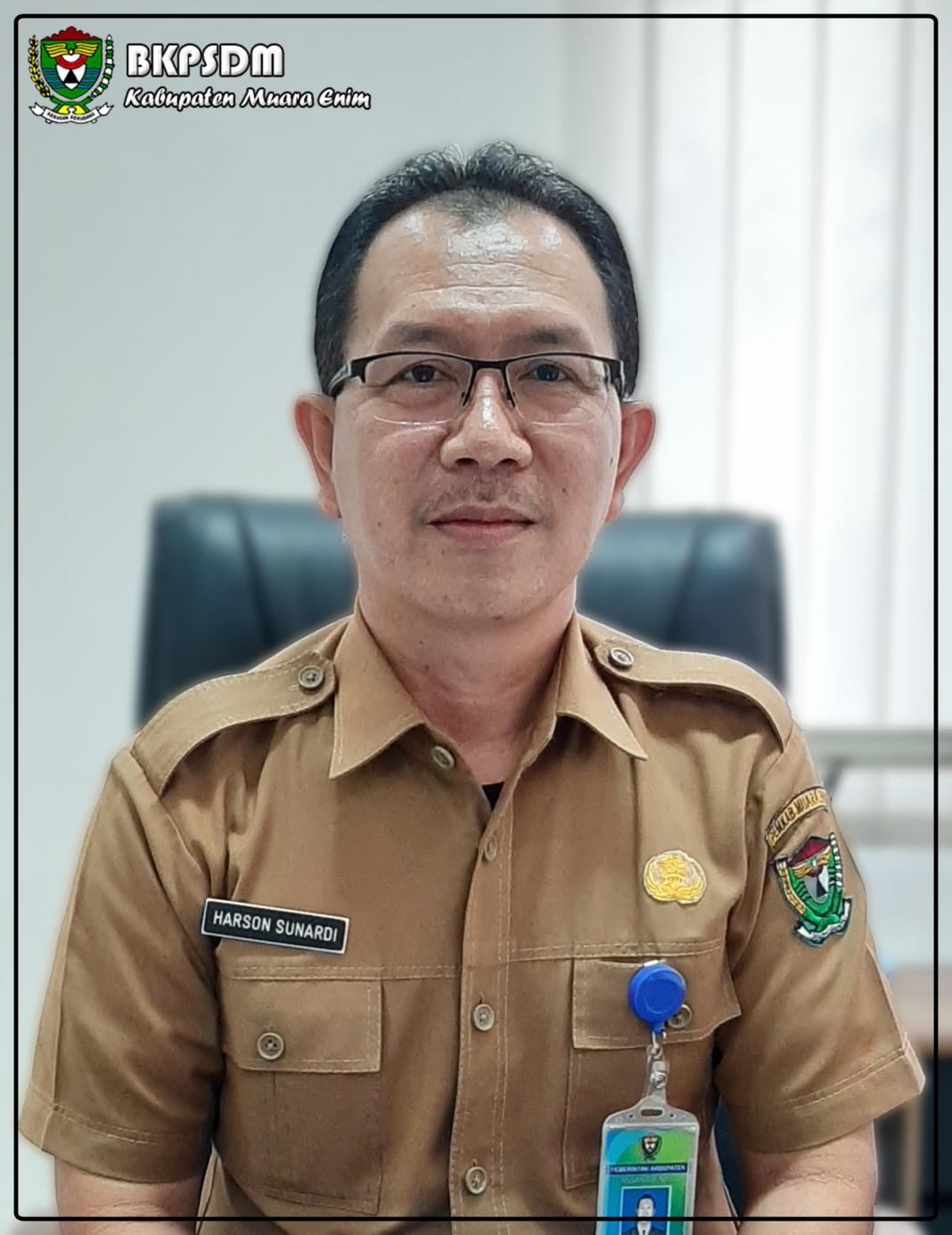 Harson Sunardi kepala BKPSDM Muara Enim Harson Sunardi kepala BKPSDM Muara Enim