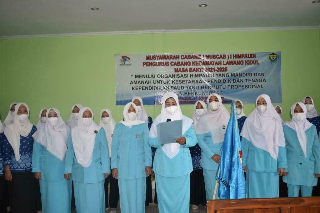 Susunan Pengurus DPC HIMPAUDI Kecamatan Lawang Kidul periode 2021-2024