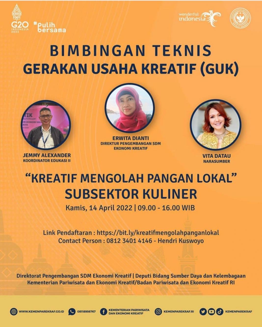 Bimtek Gerakan Usaha Kreatif Mengolah Pangan Lokal Bimtek Gerakan Usaha Kreatif Mengolah Pangan Lokal