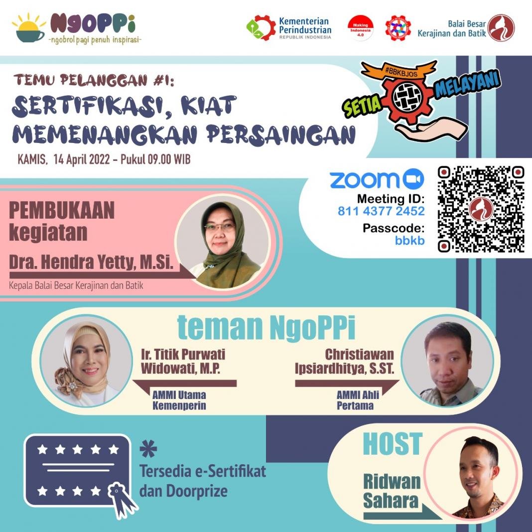 Temu Pelanggan #1 - Sertifikasi, Kiat memenangkan Persaingan