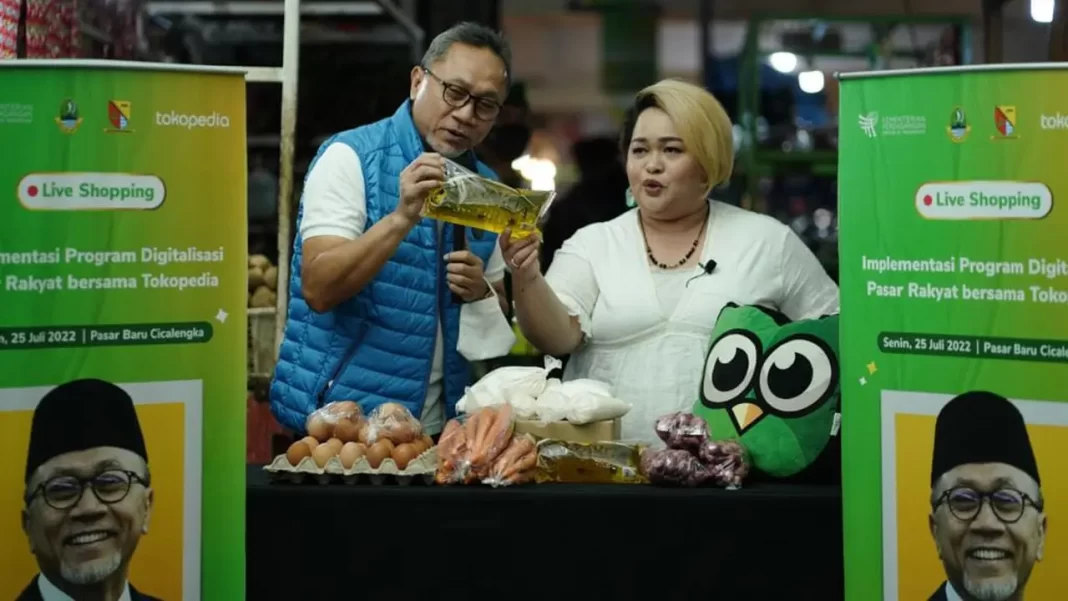 000861800_1658728043-IMG-20220725-WA0000 Gandeng Tokopedia dan Grab, Kemendag Genjot Digitalisasi Pasar Rakyat