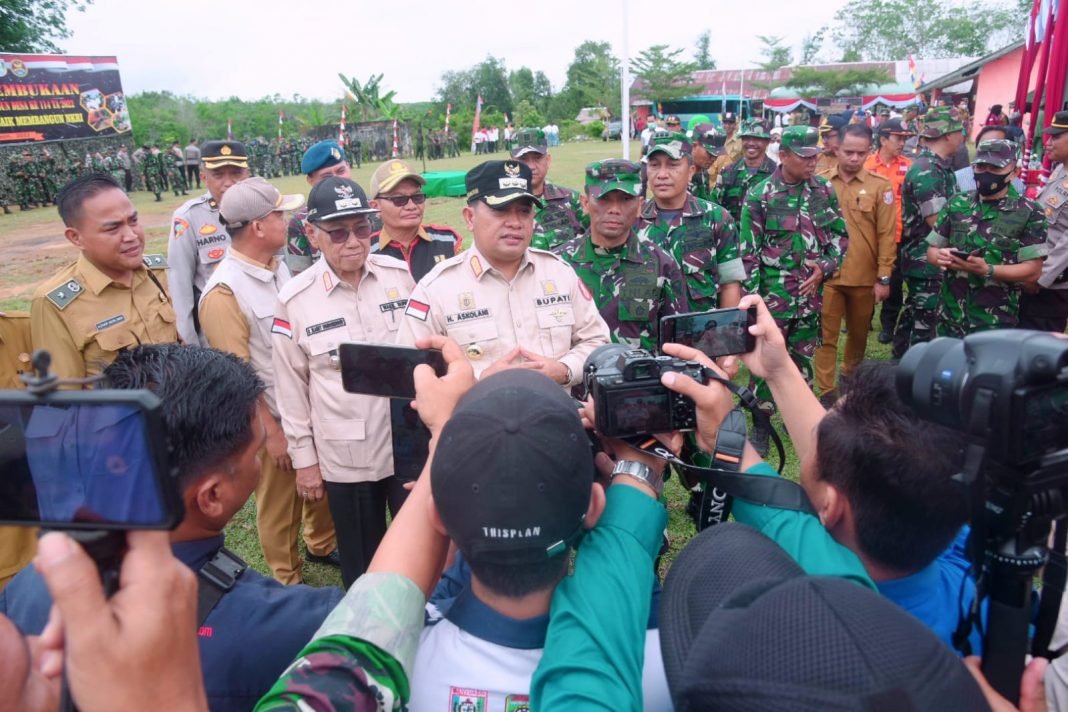 Bupati Banyuasin Resmi Buka TMMD Ke-114 Tahun 2022