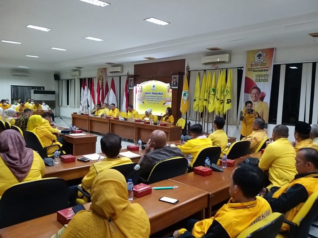 DPD Partai Golkar Sumsel Umumkan Susunan Pengurus Baru 2020-2025