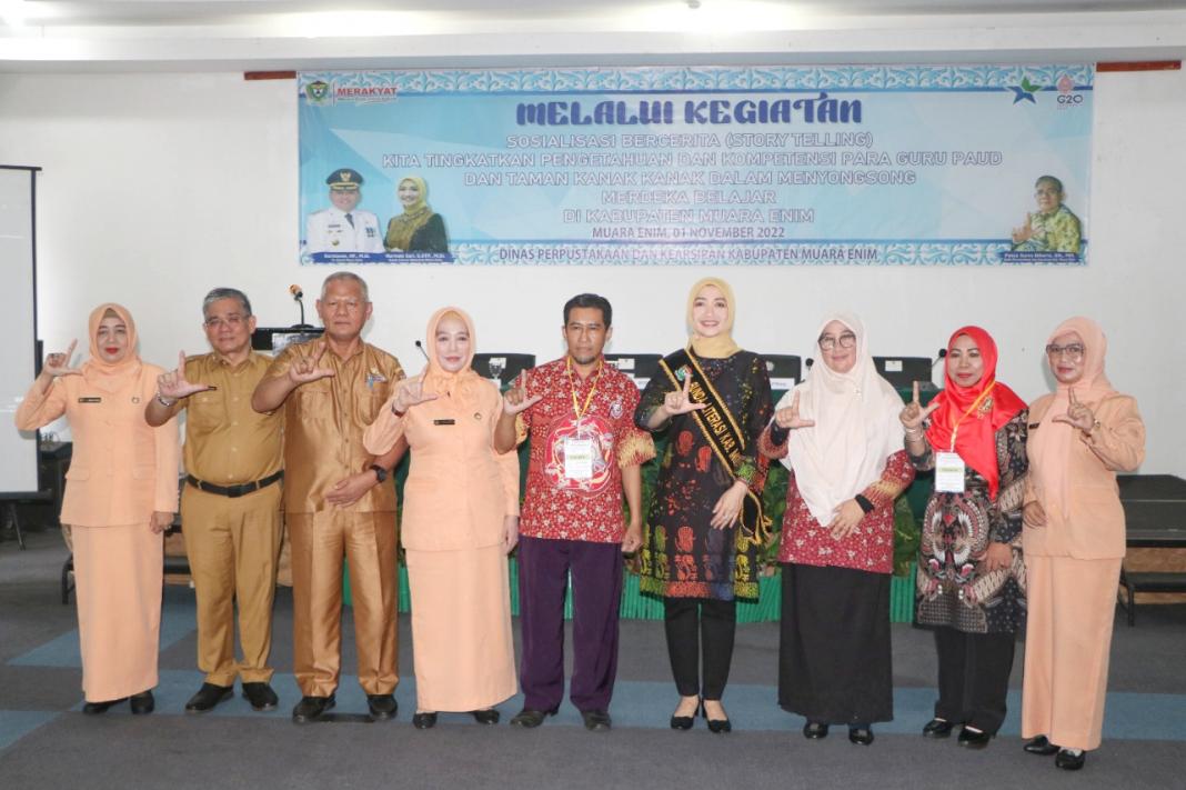 Kegiatan Sosialisasi Bercerita Bagi Guru PAUD dan TK Tahun 2022