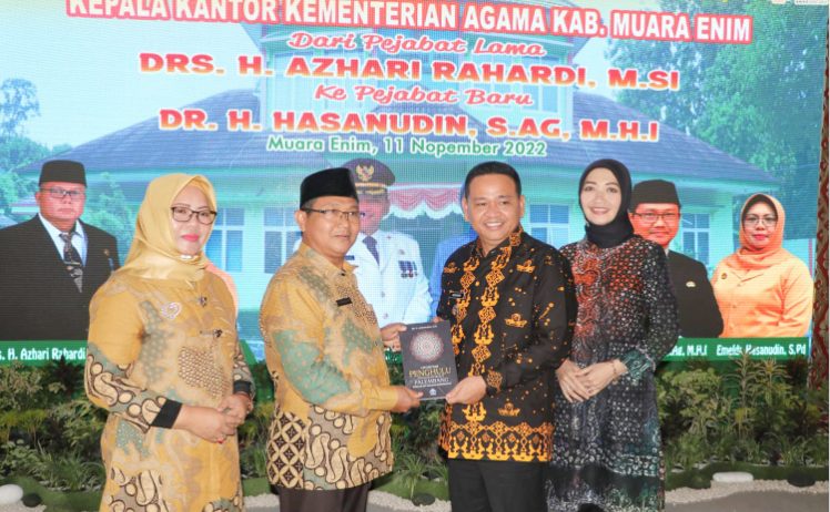 Pisah Sambut gelar pisah sambut Kakan Kemenag Muara Enim