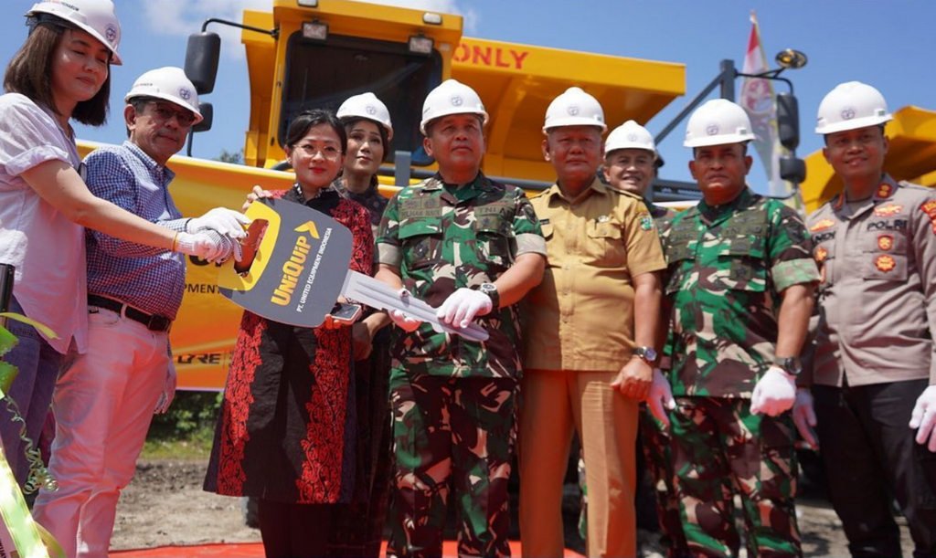 PJ Sekda Dampingi Pangdam II Sriwijaya Letakan Batu Pertama Pembangunan Posramil dan Masjid Abdurachman Tanjung Agung