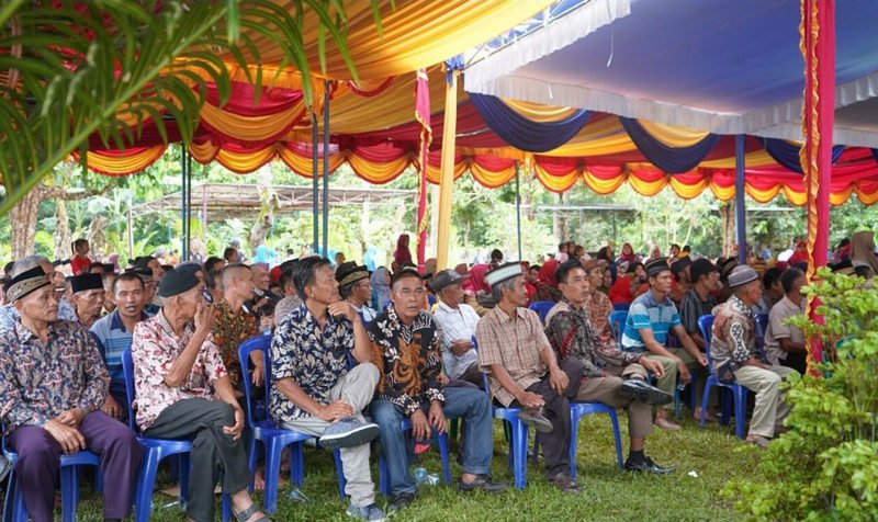 Peresmian Desa Ujan Mas Ulu