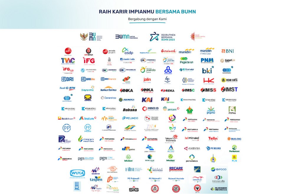 Lowongan Kerja 120 BUMN di Website https://rekrutmenbersama.fhcibumn.id