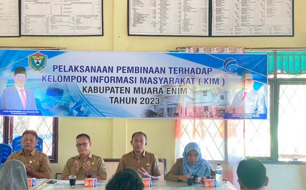 Diskominfo Muara Enim Gelar Pembinaan Kelompok Informasi Masyarakat (KIM)