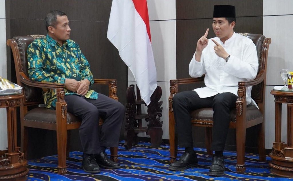 Plt Bupati Kaffah Sambut Kunjungan Kerja Pemkab Jayawijaya