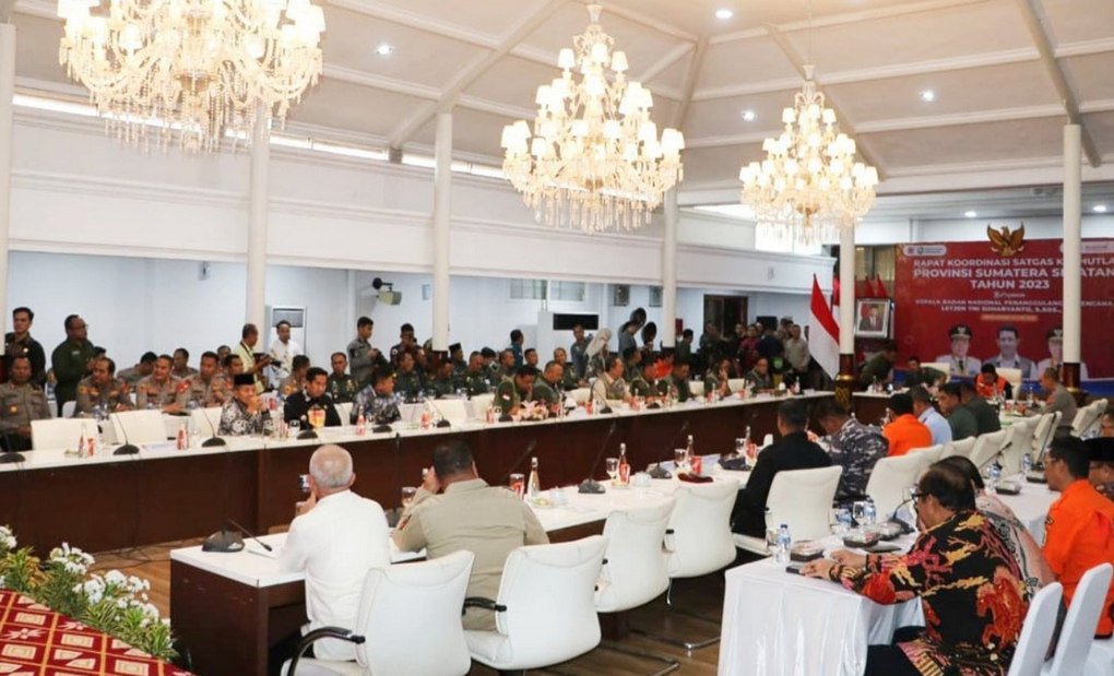 Rakor Satgas Karhutla Sumsel Tahun 2023