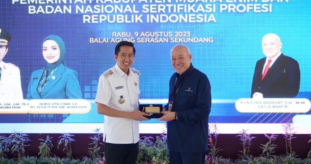 Pemkab Muara Enim MoU dengan BNSP