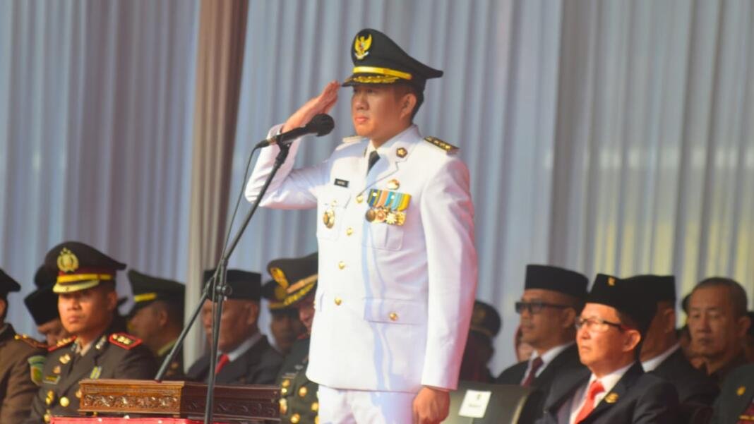 Plt Bupati Kaffah Memimpin Upacara Peringatan HUT Kemerdekaan RI ke-78