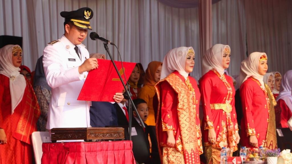 Plt Bupati Kaffah Pimpin Upacara Peringatan HUT Kemerdekaan RI ke-78