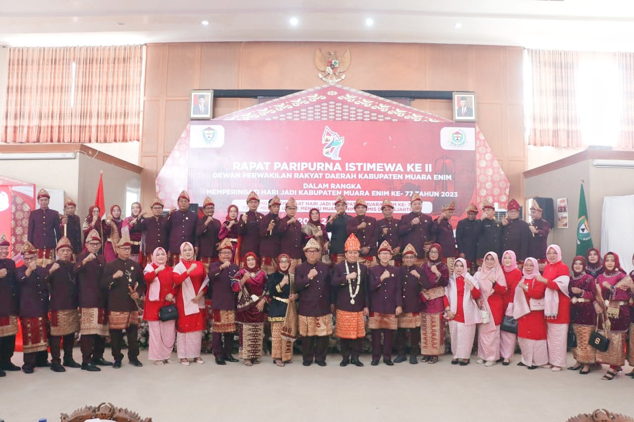 Paripurna DPRD II Peringatan Hari Jadi Kabupaten ke-77, Pj. Gubernur Apresiasi Capaian Pemkab. Muara Enim