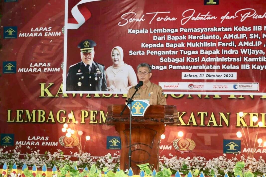 Sertijab Kepala Lapas Muara Enim