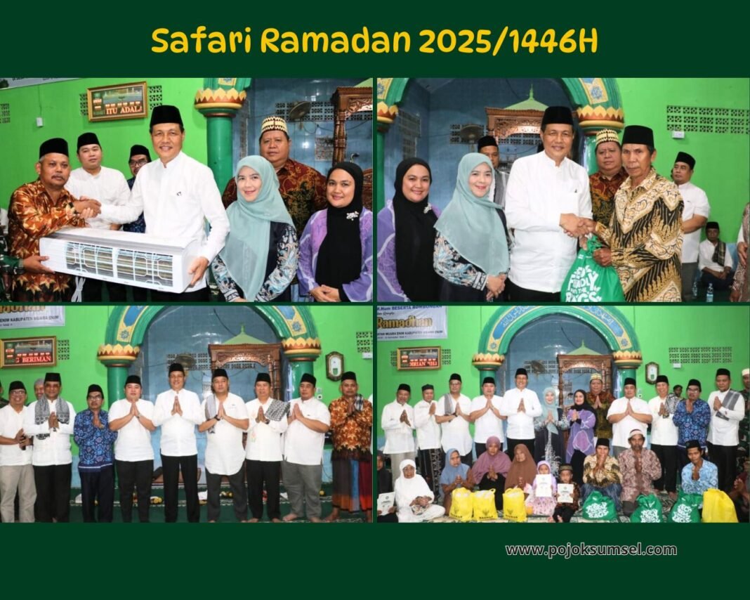 Bupati Muara Enim Awali Safari Ramadan dengan Warga di Desa Harapan Jaya Kecamatan Muara Enim