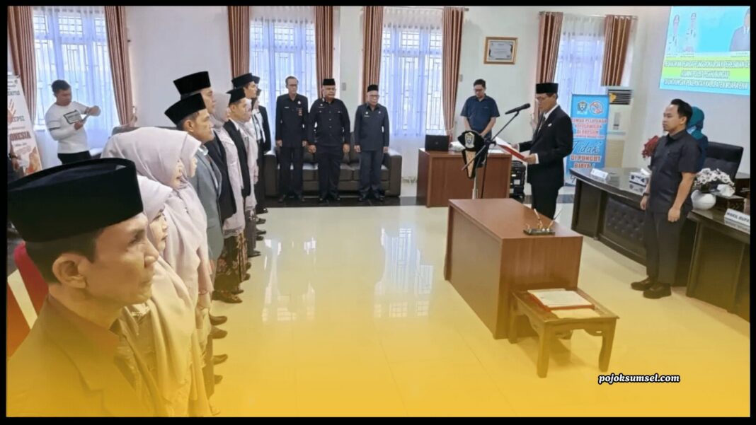 Bupati Muara Enim Lantik 9 Pejabat & Resmikan 3 CPNS