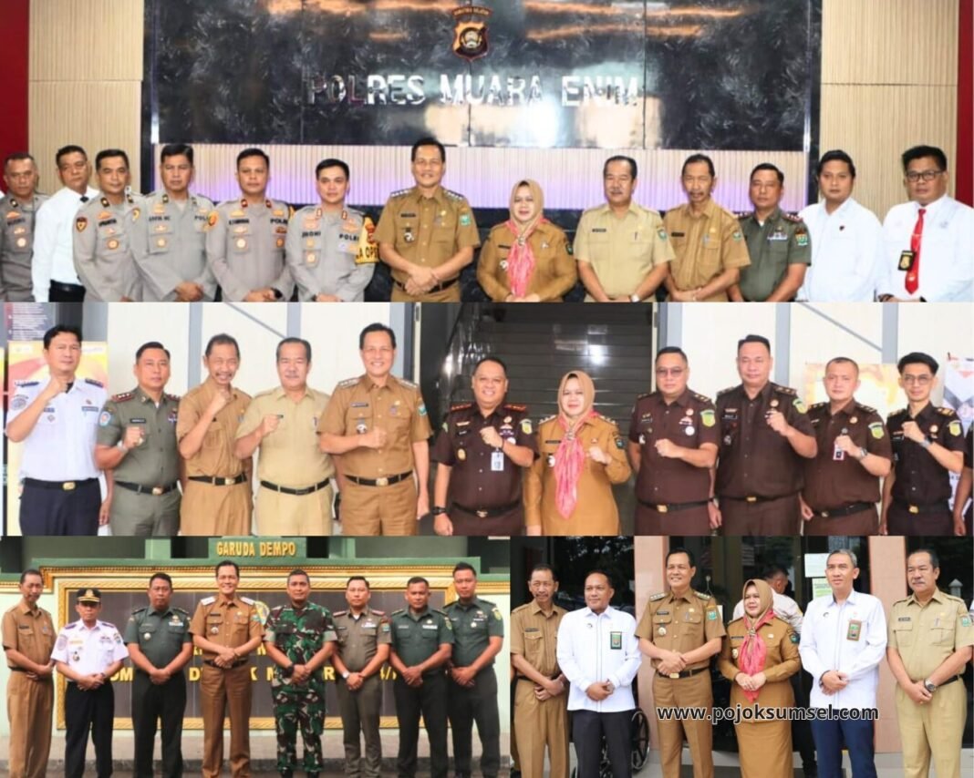 Bupati Muara Enim Perkuat Sinergi dengan bersilaturahmi kepada jajaran Forkopimda