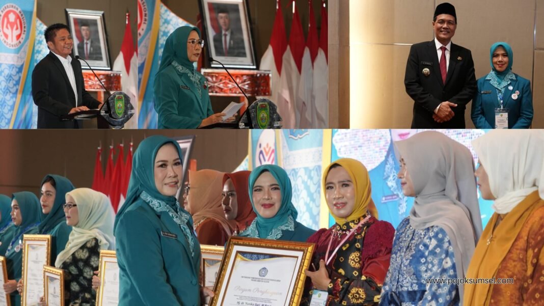 Ketua TP PKK Muara Enim Resmi Dilantik di Palembang