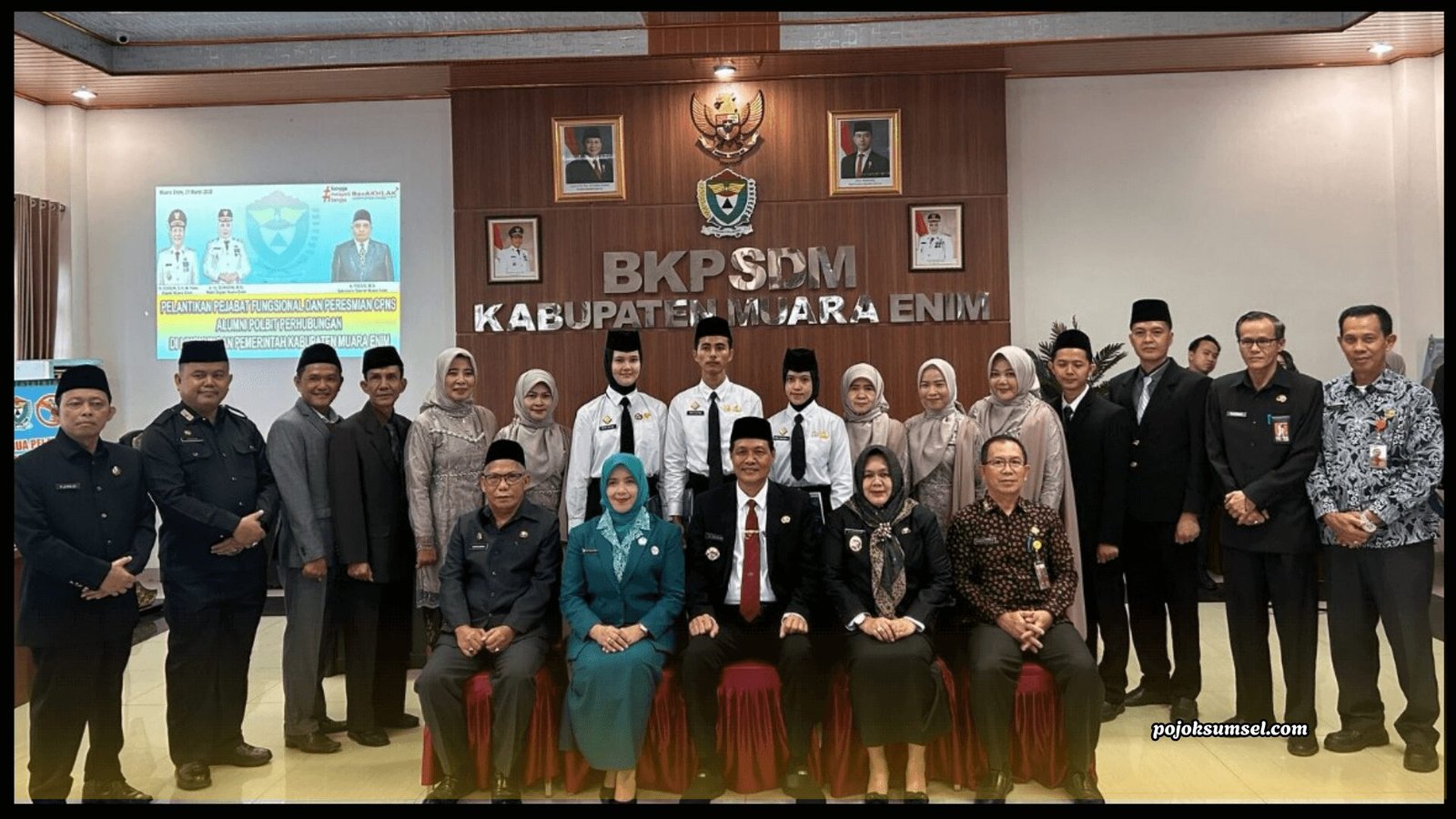 Photo Berasma 9 Pejabat yang dilantik & 3 CPNS